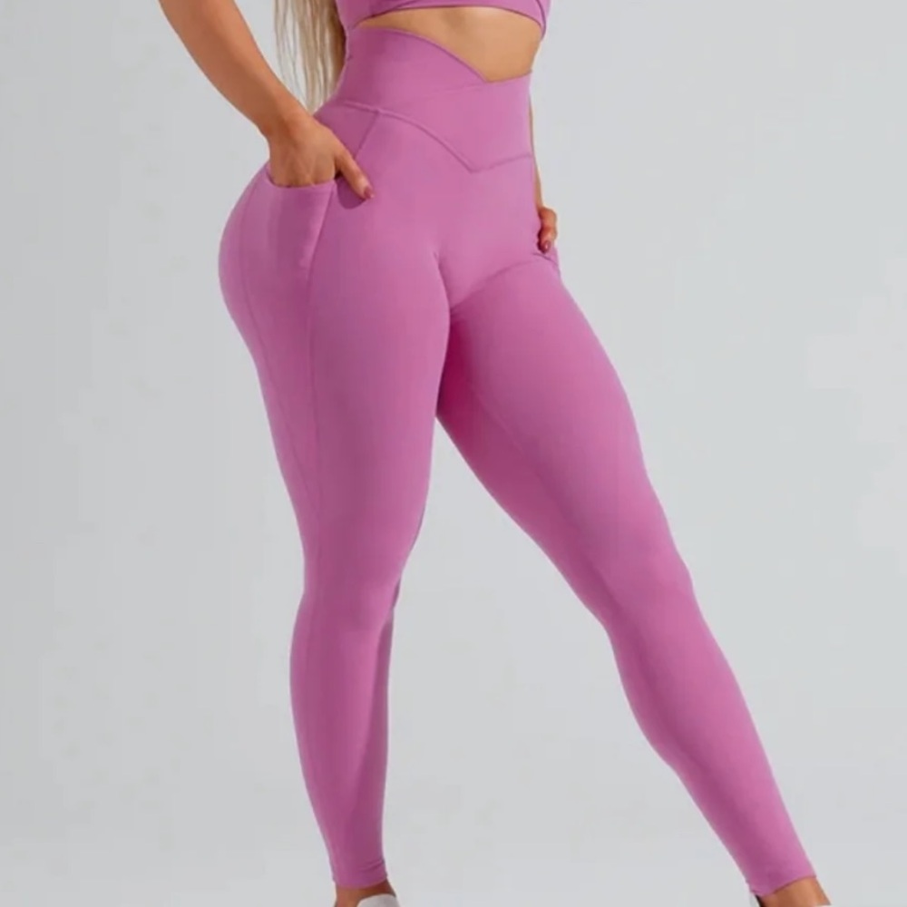 Buffbunny Monarch Legging - Cake Pop Pink - Extra Small